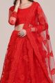 Red Net Lehenga Choli (NWG-1106)