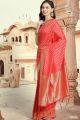 Red Silk Wedding Saree (NWSA-5346)