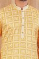 Yellow Cotton Kurta Pajama (NMK-8522)